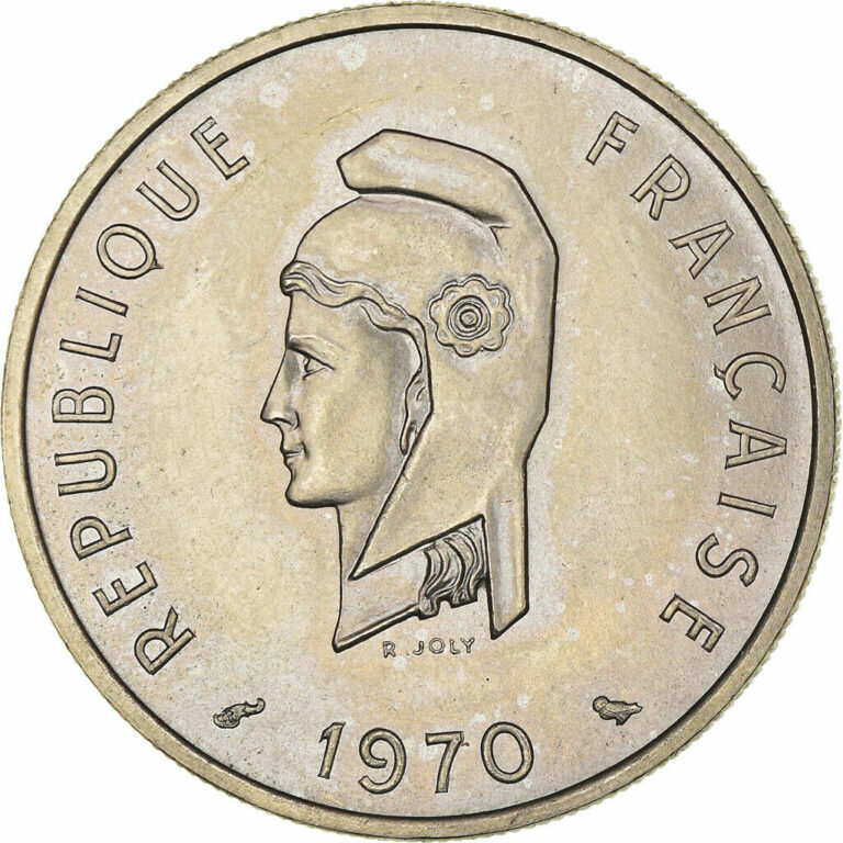 Read more about the article [#385085] Coin  Djibouti  50 Francs  1970  MS(64)  Nickel  KM:E6