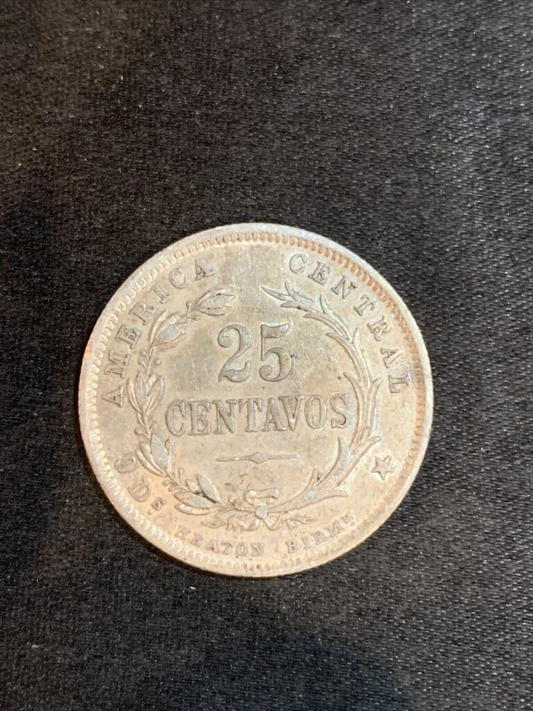 Read more about the article Costa Rica 1889 Silver 25 Centavos