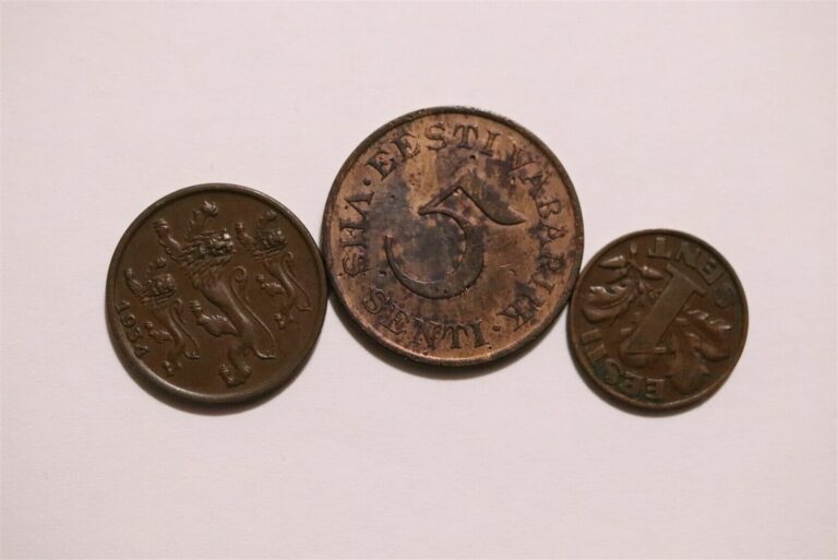 Read more about the article ESTONIA 1ST REPUBLIC – 3 BRONZE COINS LOT B34 II2