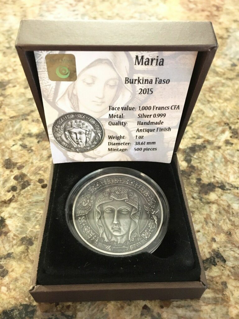 Read more about the article 2015 Maria 1oz Silver Coin Burkina Faso 1000 Francs