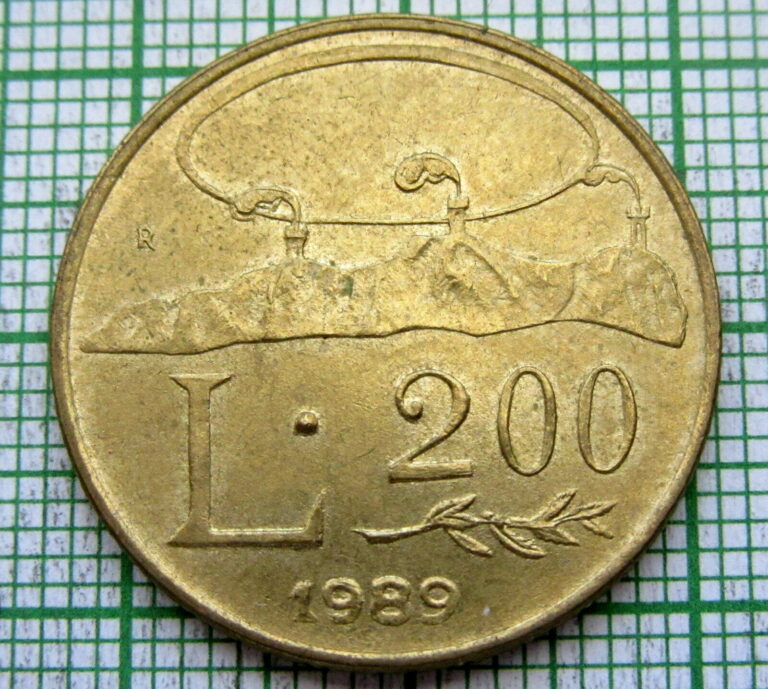 Read more about the article SAN MARINO 1989 200 LIRE  UNC