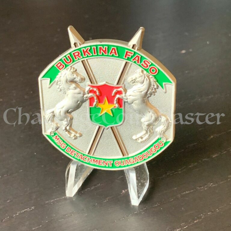 Read more about the article C87 Marine Security Guard Detachment Ouagadougou  Burkina Faso Challenge Coin