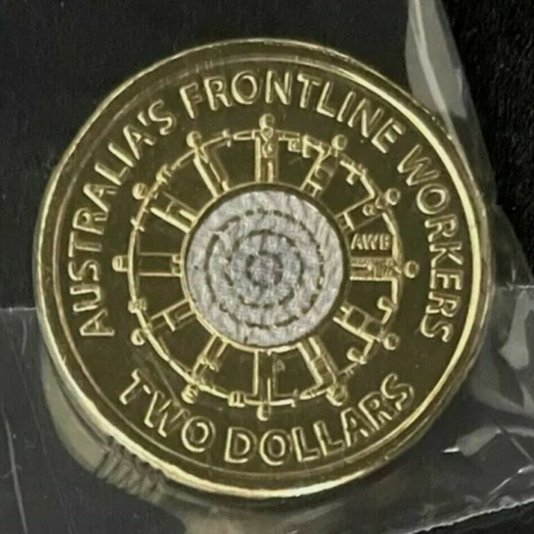 Read more about the article 2022 Frontline Workers $2 Dollar Coloured Coin UNC – From Mint Roll