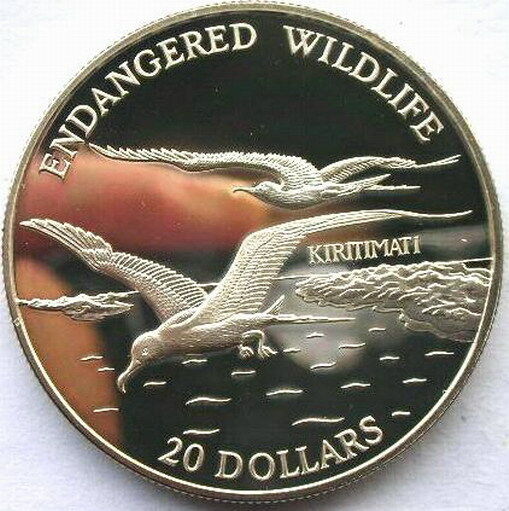 Read more about the article Kiribati 1992 Frigate Birds 20 Dollars Silver Coin Proof