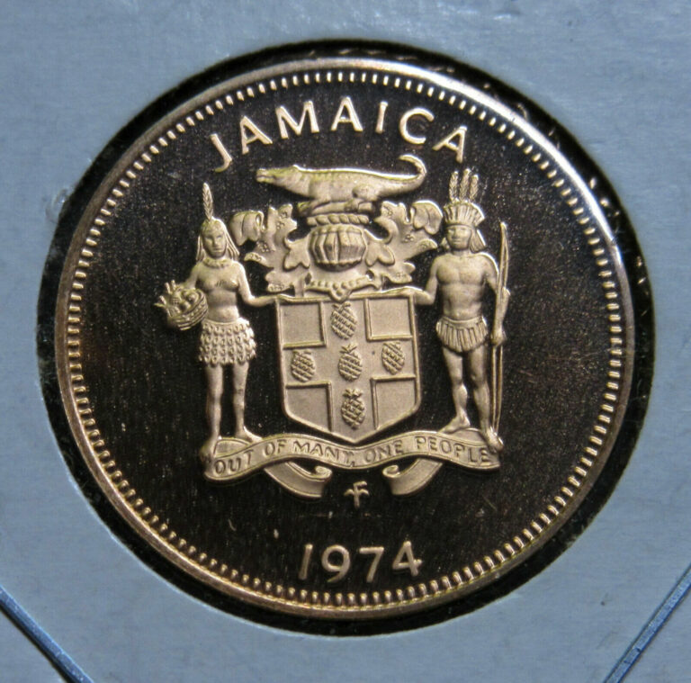 Read more about the article Group Of Four 1974-76 Jamaica Proof Coins-Low Mintage