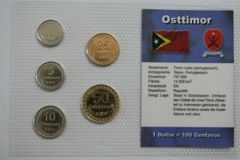 Read more about the article EAST TIMOR SEALED COIN SET B39 #324