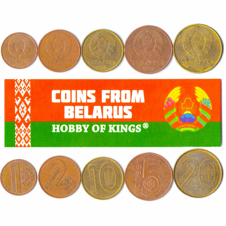 Read more about the article 5 BELARUSIAN COINS DIFFERENT SLAVIC COLLECTIBLE COINS FOREIGN CURRENCY