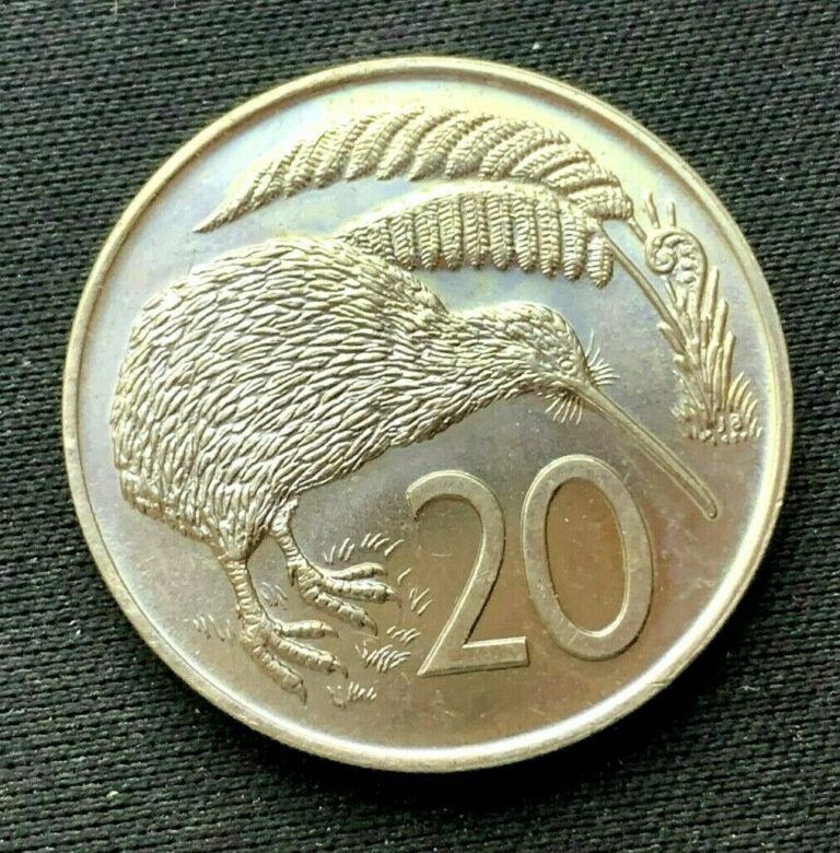 Read more about the article 1973 New Zealand 20 Cents Coin BU UNC     World Coin Copper Nickel      #K1640