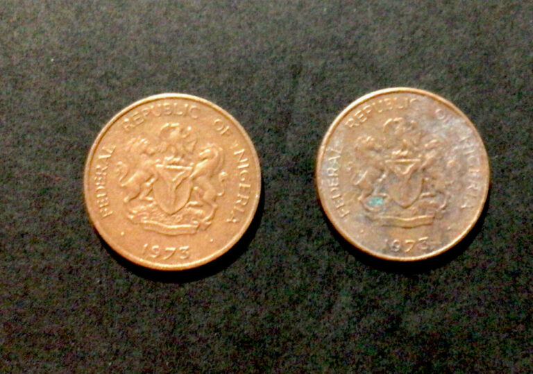 Read more about the article “ BEST DEALS ON E-BAY” (2) 1973 FEDERAL REPUBLIC OF NIGERIA 1/2 KOBO COINS