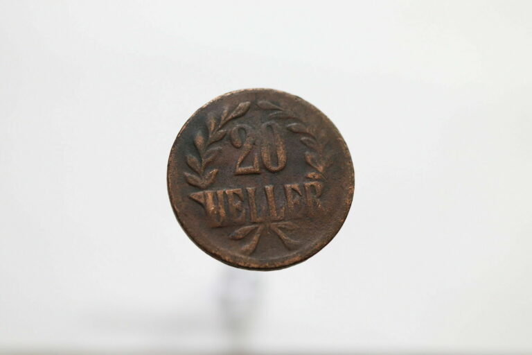 Read more about the article German East Africa 1916 – 20 Heller – Tabora Emergency Coin B11 #HZ4294