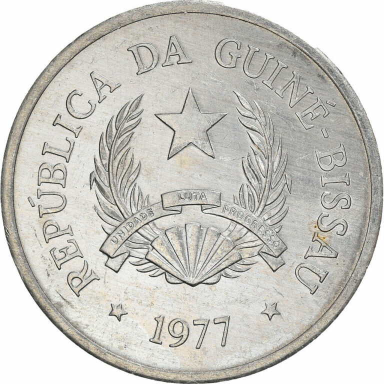 Read more about the article [#384717] Coin  Guinea-Bissau  50 Centavos  1977  AU  Aluminum  KM:17