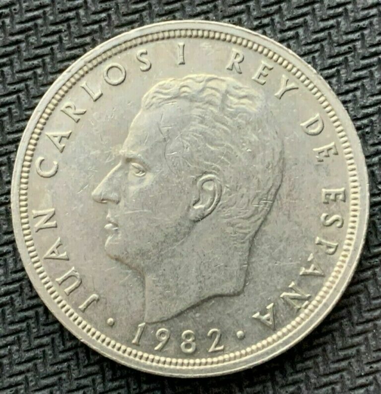 Read more about the article 1982 Spain 50 Pesetas Coin UNC  High Grade World Coin   #B761