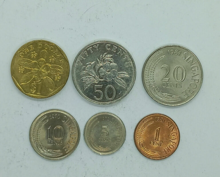 Read more about the article Singapore Set of 6 Coins (1970-97)
