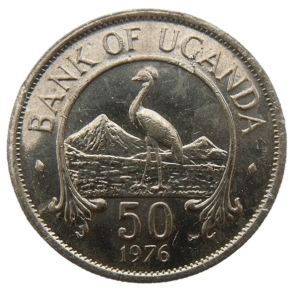 Read more about the article UGANDA 50 CENTS 1976 – BIRD EAST AFRICAN CROWNED CRANE MAGNETIC KM4a AU-UNC COIN