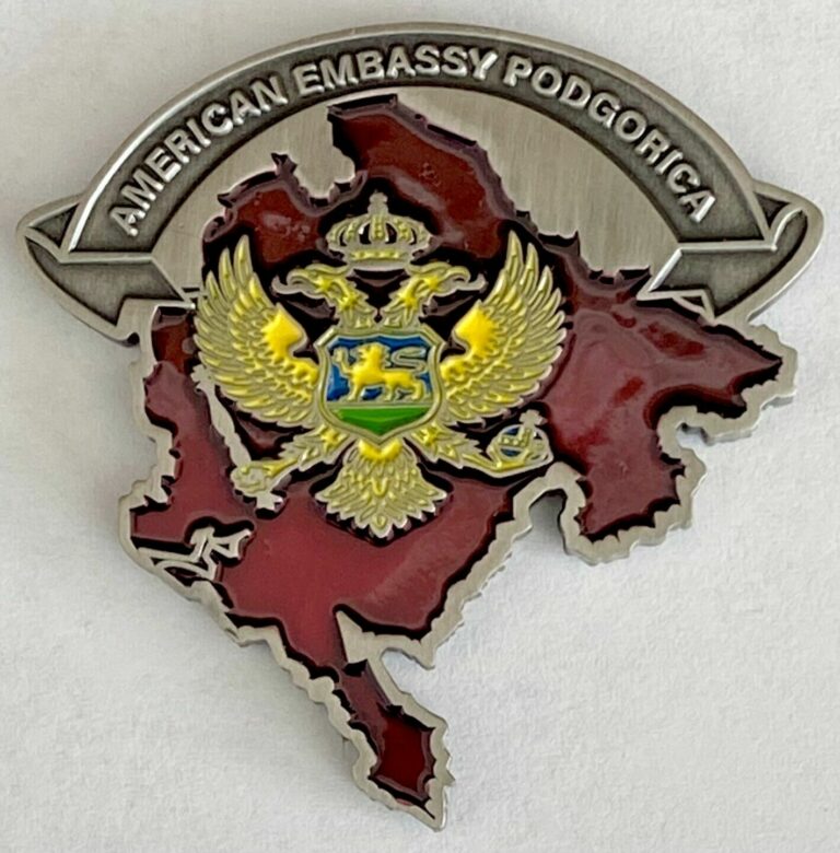 Read more about the article MSG-Det Marine Security Guard Detachment Podgorica  Montenegro Challenge Coin