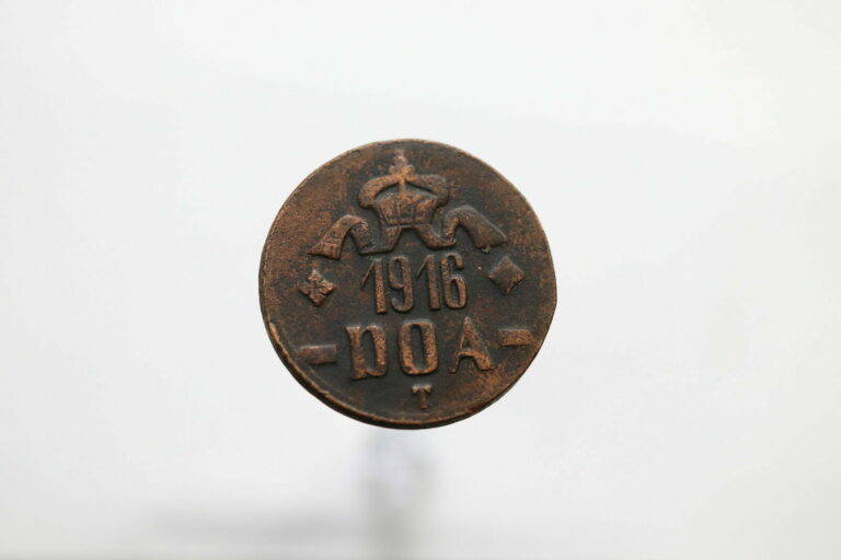 Read more about the article German East Africa 1916 – 20 Heller – Tabora Emergency Coin B11 #HZ4492