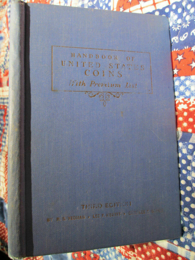 Read more about the article 1944 Third Edition Handbook Of United States Coins with Premium List Scarce