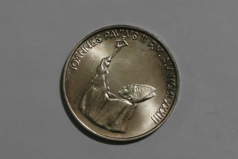Read more about the article Vatican City 1000 Lire 1983 Silver coin Pope John Paul II B43 #8485