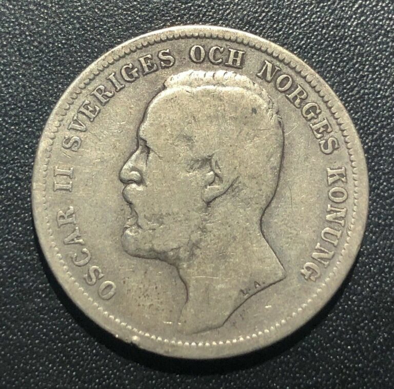 Read more about the article Sweden 1898EB Krona Coin: Oscar II