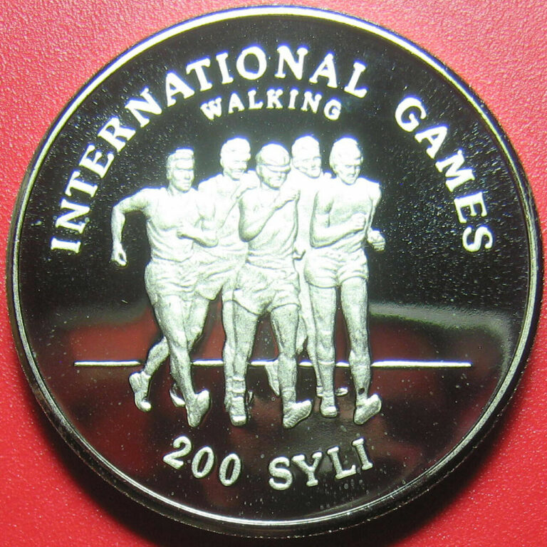 Read more about the article 1984 GUINEA 200 SYLI FROSTED PROOF RACE WALKING SPORT GAMES CU-NI (no silver)