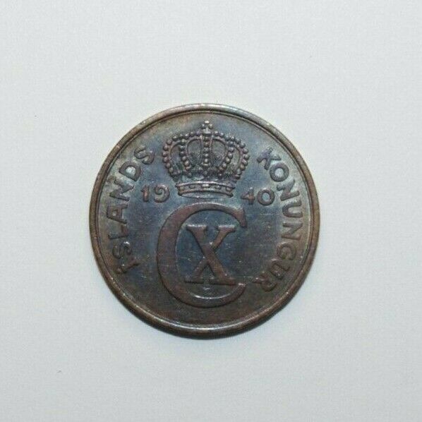 Read more about the article 1940  5 Aurar Iceland a Low Mint 1MM Minted Value Coin