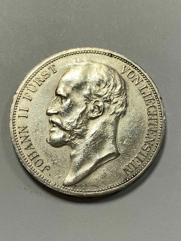 Read more about the article Liechtenstein – 1912 2 Kronen Silver Coin