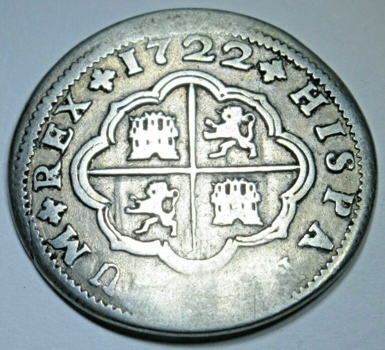 Read more about the article 1722 Spanish Silver 2 Reales Genuine Antique 1700’s Colonial Cross Pirate Coin