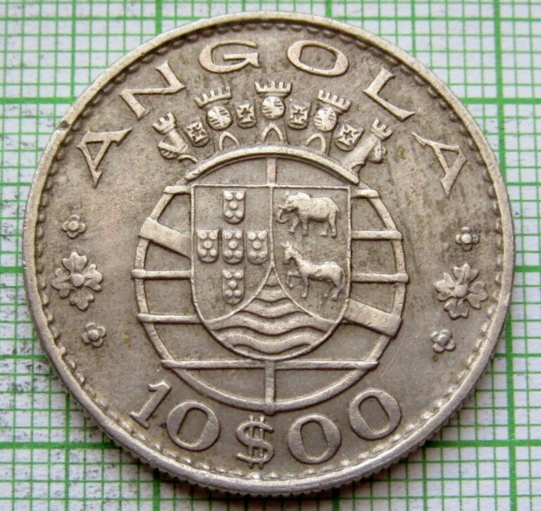 Read more about the article ANGOLA PORTUGUESE OVERSEAS PROVINCE 1970 10 ESCUDOS