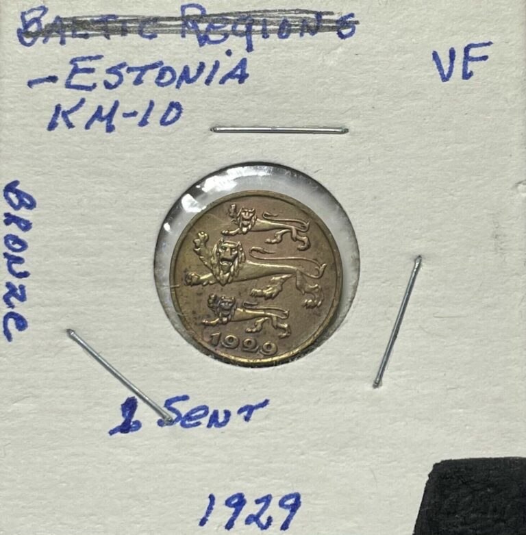 Read more about the article 1929  ONE SENT  ESTONIA COIN  FREE SHIPPING