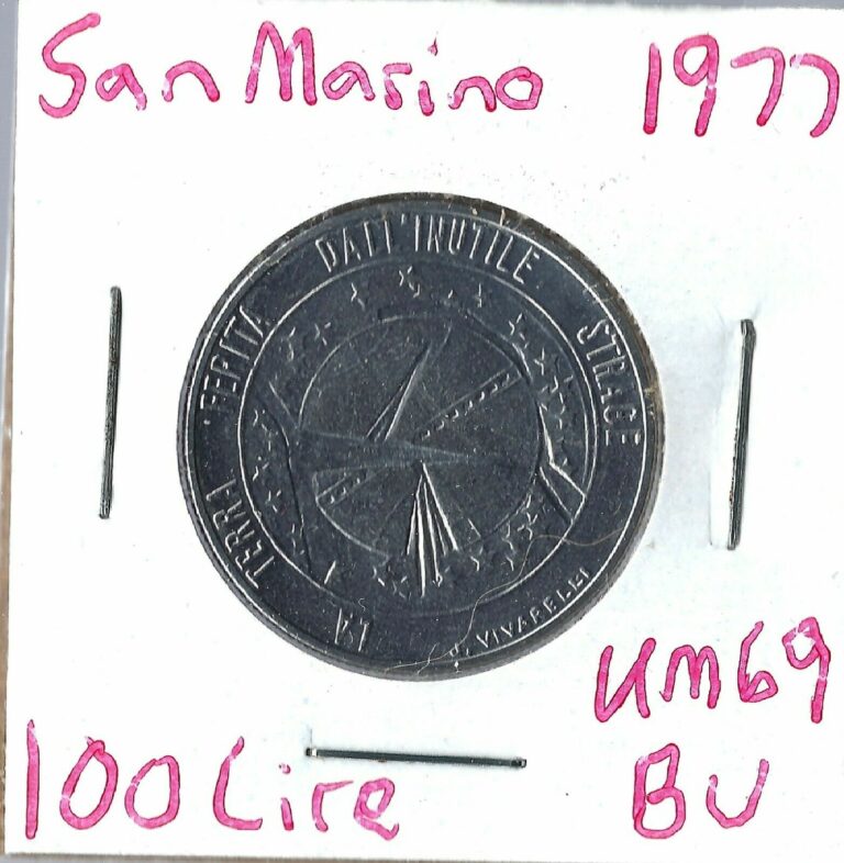 Read more about the article Coin San Marino 100 Lire 1977 KM69  combined shipping