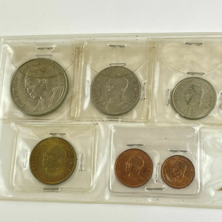 Read more about the article Republic Of The Gambia 1971 6 Coin Set 1 Butut – 1 Dalasi