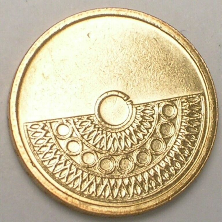 Read more about the article 1996 Colombia Colombian 1000 Pesos Filigreed Design Coin XF