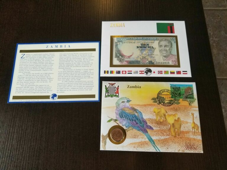 Read more about the article Coins of All Nations – Coin / Banknote / Stamp Set – Zambia