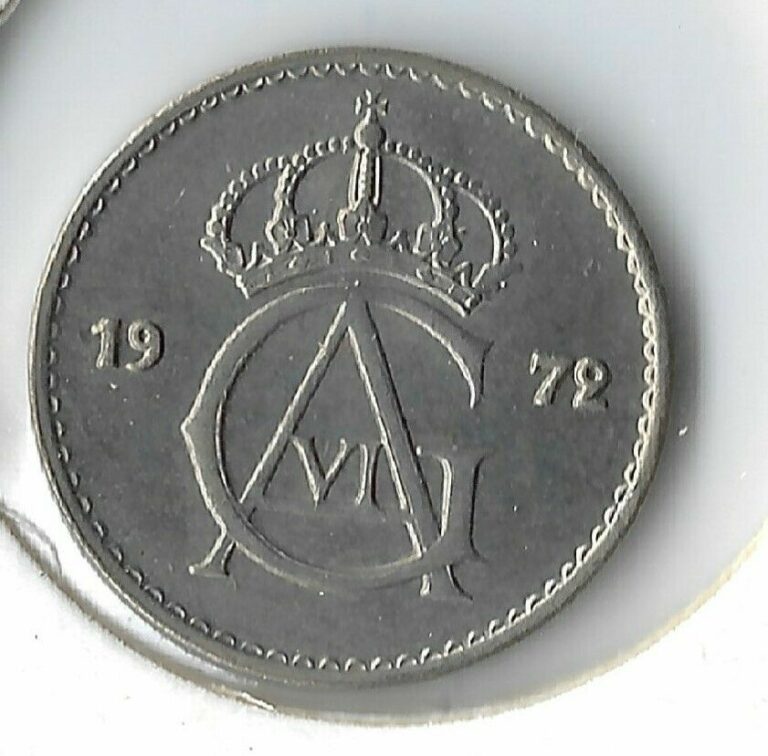 Read more about the article Coin Sweden 10 Ore 1972  KM835  combined shipping