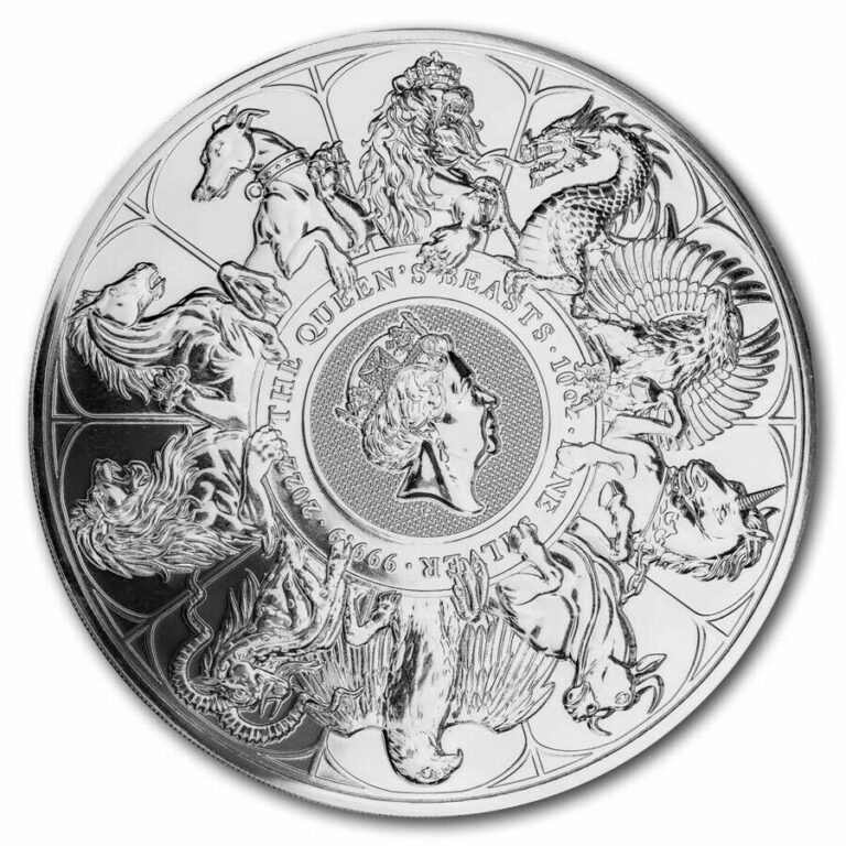 Read more about the article 2022 Great Britain 10 oz Silver Queen’s Beasts Collector Coin – SKU#246428