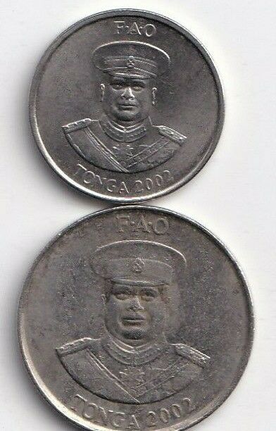 Read more about the article 2 DIFFERENT COINS from TONGA – 10 and 20 SENTI (BOTH DATING 2002)