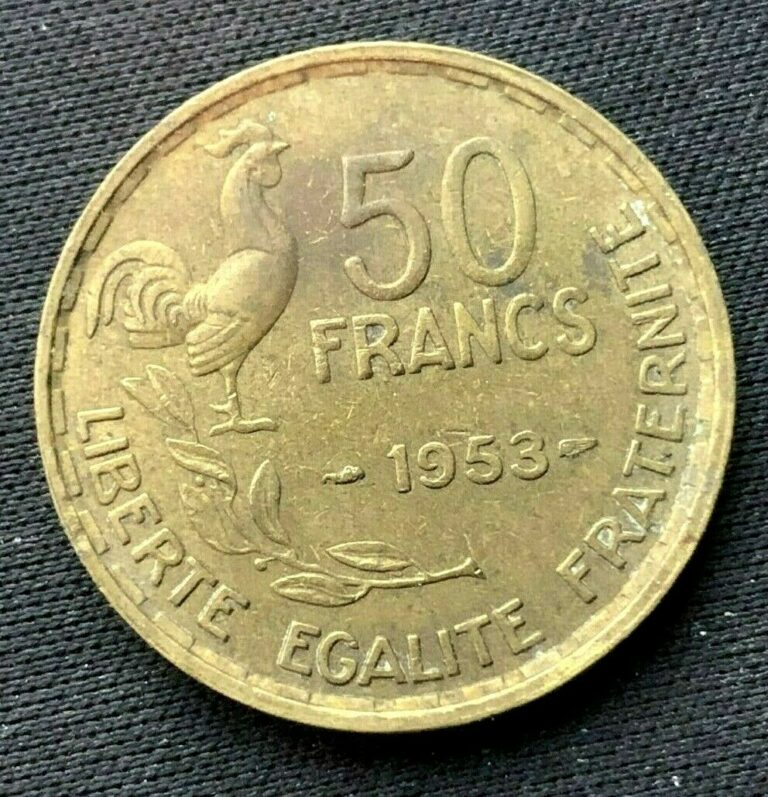 Read more about the article 1953 France 2 Francs Coin XF     World Coin Aluminum Bronze     #K1541