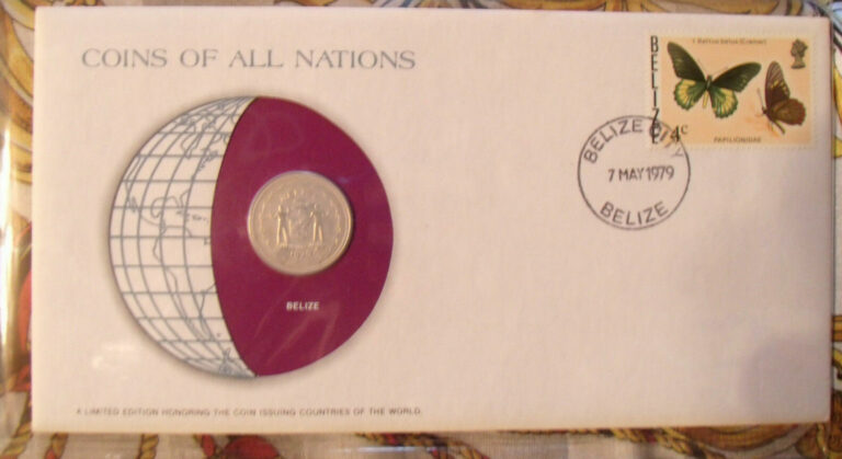 Read more about the article Coins of All Nations Belize 25 cents 1979 FM(U) UNC KM#49 808 Mintage