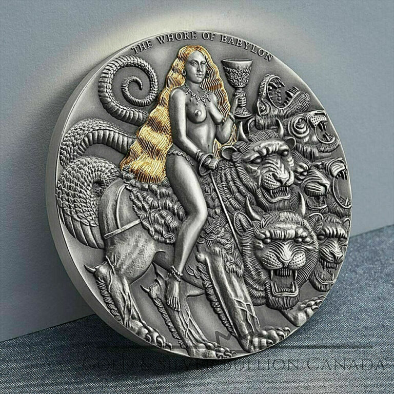 Read more about the article WHORE OF BABYLON Apocalypse 3 Oz Silver Coin 3000 Francs Cameroon 2022