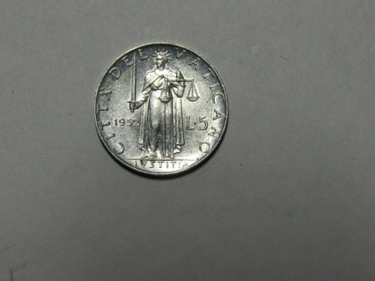 Read more about the article Old Vatican City Coin – 1952 5 Lire – Circulated