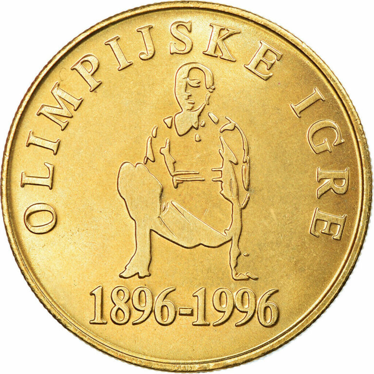 Read more about the article [#915844] Coin  Slovenia  5 Tolarjev  1996  MS  Nickel-brass  KM:33