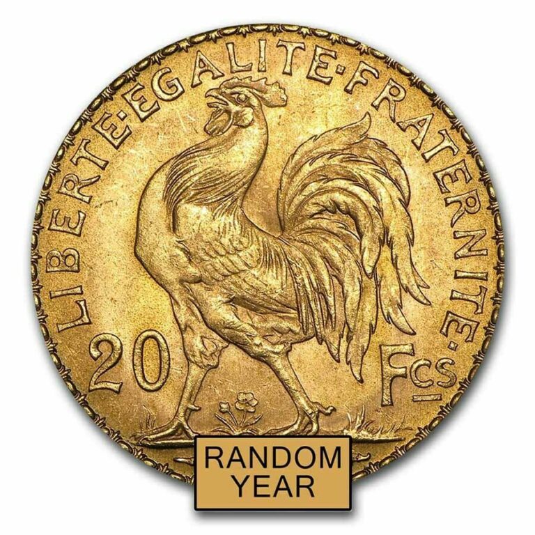 Read more about the article SPECIAL PRICE! France Gold 20 Francs French Rooster AU (Random)