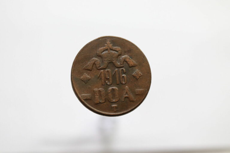 Read more about the article German East Africa 1916 – 20 Heller – Tabora Emergency Coin B11 #HZ4613