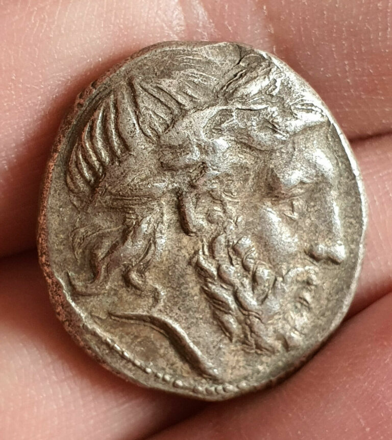 Read more about the article Rare Grece Silver coin KINGDOM OF MACEDONIA  Philippe II Tetradrachm- 13.63 g.