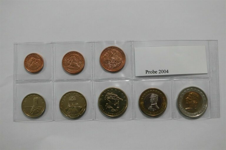 Read more about the article SLOVAKIA 2004 FANTASY EURO PATTERN COIN SET B36 #18