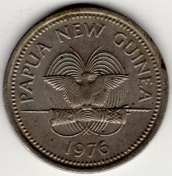 Read more about the article 1976 PAPUA NEW GUINEA 10 TOEA WORLD COIN NICE!