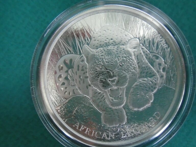 Read more about the article 2017 uncirculated Republic of Ghana 1 oz silver Leopard coin