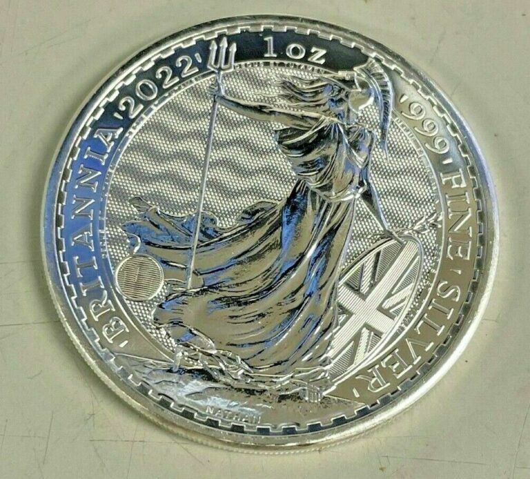 Read more about the article 2022 Silver Great Britain 1 oz Silver Britannia Coin .999 Fine