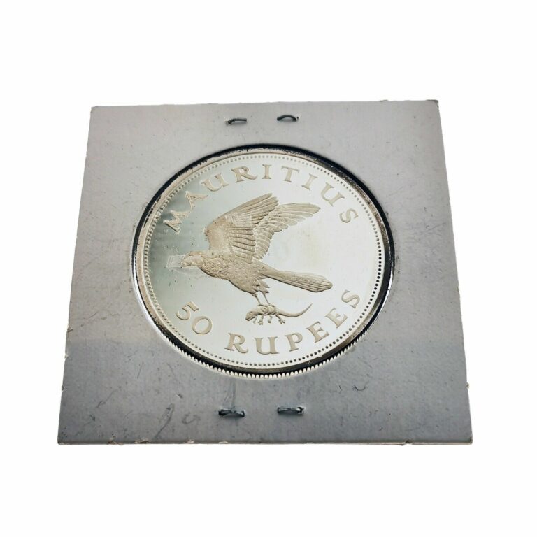 Read more about the article 1975 Mauritius  50 Rupees  Queen Elizabeth  Proof  Silver Coin