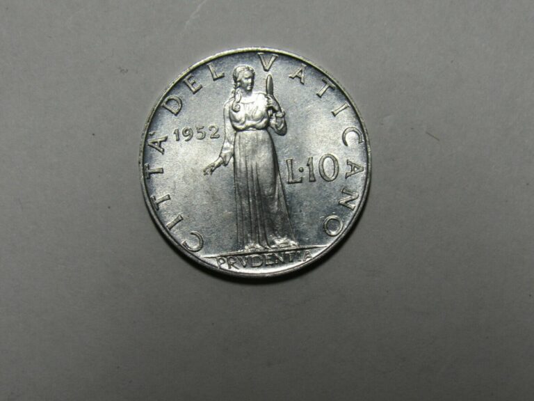 Read more about the article Old Vatican City Coin – 1952 10 Lire – Circulated